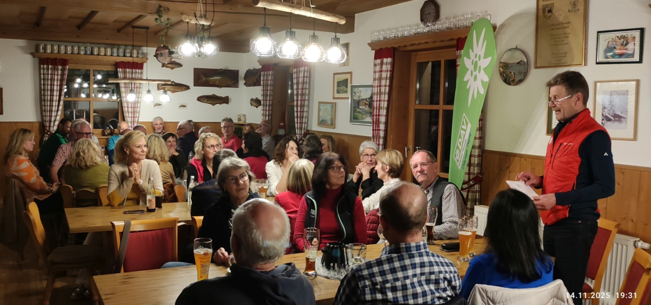 Hüttenabend der DAV-Ortsgruppe Freyung im Fischerhäusl