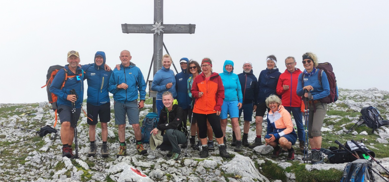 Jubiläumsausflug mit Bergtouren der Ortsgruppe Freyung