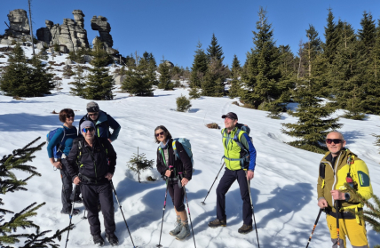 Frühlingssonne statt Schneemassen, DAV unterwegs auf dem Grenzsteig