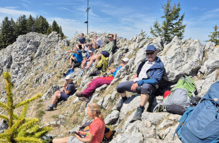 Frühjahrs- Bergtour der DAV-Ortsgruppe auf den Brünnsteingipfel